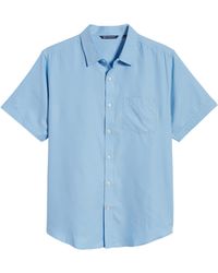 Cutter & Buck - Windward Short Sleeve Twill Button-up Shirt - Lyst