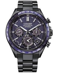 Citizen - Attesa Satellite Wave Gps Gmt Automatic Greytone Bracelet Watch, 44.6Mm - Lyst