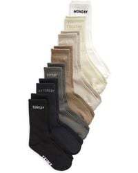 Skims - Assorted 7-pack Days Of The Week Socks - Lyst