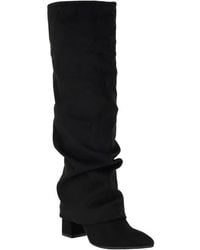Guess - Geima Pointed Toe Slouch Foldover Boot - Lyst