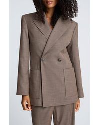 Kenneth Cole - Double Breasted Contour Jacket - Lyst