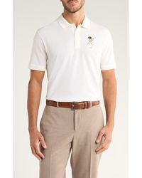 Ralph Lauren - Embroidered Polo Bear Cotton & Cashmere Piqué Polo - Lyst