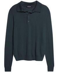 J. Mueser - Wish Merino Wool Polo Sweater - Lyst