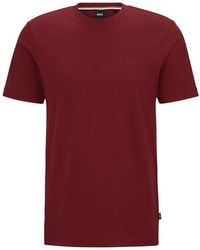 BOSS - Thompson Solid T-Shirt - Lyst