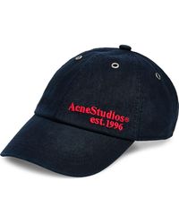 Acne Studios - Cuddy Waxed Canvas Adjustable Baseball Cap - Lyst