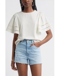 Treasure & Bond - Mixed Media Top - Lyst