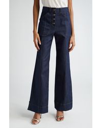 Cinq À Sept - Benji Wide Leg Jeans - Lyst