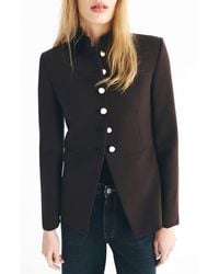 Mango - Button Front Jacket - Lyst