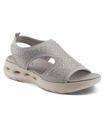 Flexus by Spring Step - Gosselin Ankle Strap Platform Wedge Sandal - Lyst