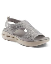 Flexus by Spring Step - Gosselin Ankle Strap Platform Wedge Sandal - Lyst