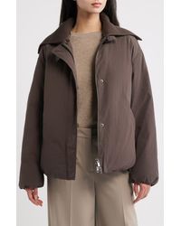 Vince - Knit Collar Down Jacket - Lyst