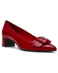 Anne Klein - Senara Buckle Pointed Toe Pump - Lyst
