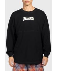 Pleasures - Bulldog Heavyweight Long Sleeve Graphic T-Shirt - Lyst