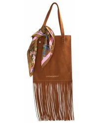 Cynthia Rowley - Felicity Fringe Suede Tote - Lyst