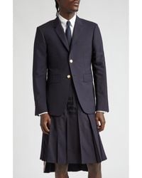 Thom Browne - 4 Bar Mélange Wool Sport Coat - Lyst