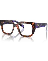 Prada - 52Mm Irregular Optical Glasses - Lyst