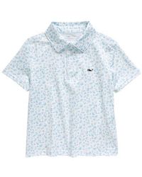 Vineyard Vines - Kids' Fish Print Sankaty Performance Polo - Lyst
