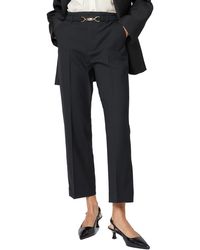 & Other Stories & Belted Crop Pants - Black