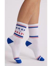 Friday Feelin - Keep It Salty Crew Socks - Lyst