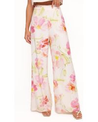 Petal & Pup - Devlin Floral High Waist Wide Leg Pants - Lyst