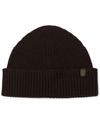 AllSaints - Merino Wool Rib Beanie - Lyst