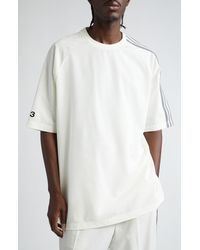 Y-3 - 3-stripes Cotton & Recycled Polyester T-shirt - Lyst