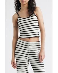 Rip Curl - Bobby Stripe Cotton Blend Camisole - Lyst
