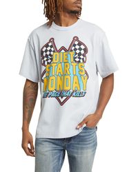 DIET STARTS MONDAY - Pace Cotton Graphic T-shirt - Lyst