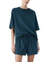 Mango - Cotton Blend Terry Pajama Top - Lyst