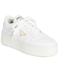 Prada - Flatform Downtown Logo Platform Sneaker - Lyst
