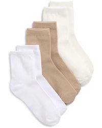 Stems - Everyday 3-Pack Cotton Blend Rib Ankle Socks - Lyst