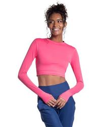 BloqUV - Long Sleeve Crop Top For Everyday Sun And Uv Protection - Lyst