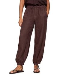 Sanctuary - Melody Drawstring Linen Balloon Pants - Lyst