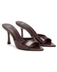 Mango - Pointed Toe Slide Sandal - Lyst