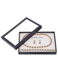 Susan Caplan - 1980S Vintage D'Orlan Faux Swarovski Crystal Set - Lyst