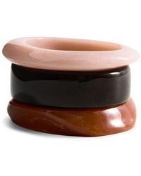 Mango - Set Of 3 Bangle Bracelets - Lyst