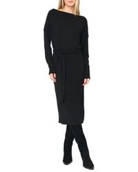 Gibsonlook - One-Shoulder Long Sleeve Midi Sweater Dress - Lyst