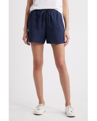 Caslon - Linen Drawstring Shorts - Lyst