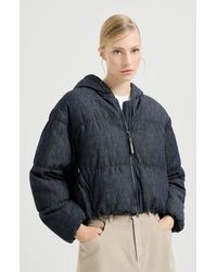 Brunello Cucinelli - Effect Twill Down Jacket - Lyst