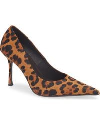 Jeffrey Campbell - Risktake Genuine Calf Hair Pointed Toe Pump - Lyst