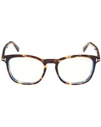 Tom Ford - 52Mm Square Optical Glasses - Lyst