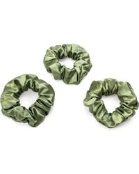 BLISSY - 3-Pack Silk Scrunchies - Lyst