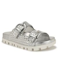 Nine West - Tindy Two-Strap Lug Sole Sandal - Lyst