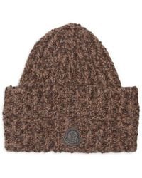 Moncler - Logo Patch Wool & Alpaca Beanie - Lyst