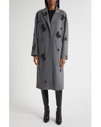 Cinq À Sept - Crystal Ivy Gravis Embellished Coat - Lyst