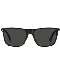 Polaroid - 55Mm Polarized Rectangular Sunglasses - Lyst