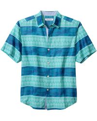 Tommy Bahama - Coconut Point Islandzone® Rivera Stripe Short Sleeve Button-up Shirt - Lyst