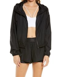 Alo Yoga - Light Hooded Zip Jacket - Lyst