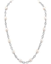 The Pearl Source - Freshwater Baroque Pearl Miren Necklace - Lyst
