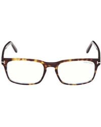 Tom Ford - 54Mm Rectangular Light Blocking Glasses - Lyst